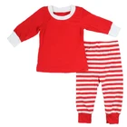 Wholesale Kids 95% organic Cotton Christmas holiday Pajamas