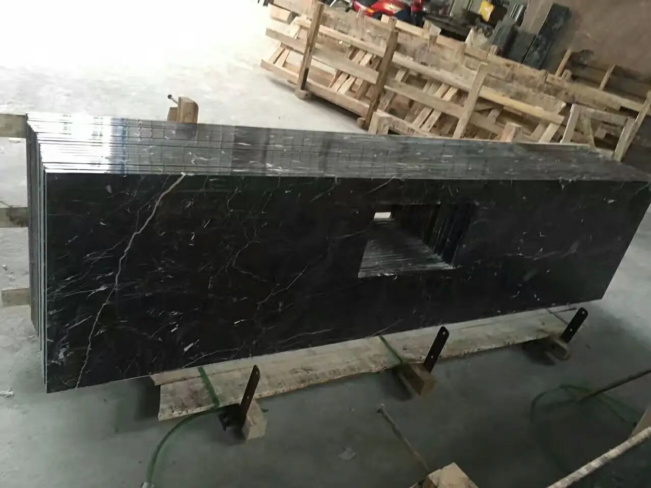 2018 new Chinese dark emperador brown marble tiles