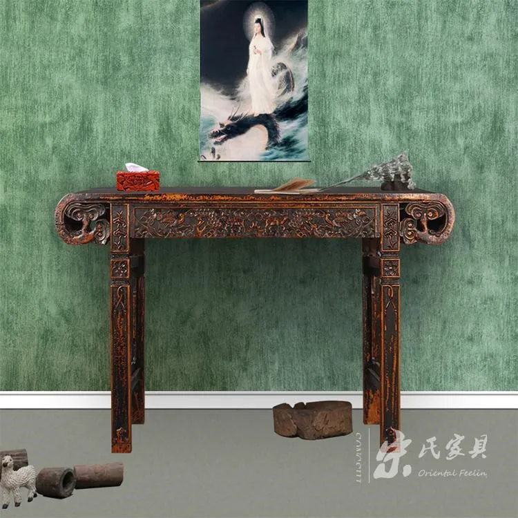 solid wood dining table