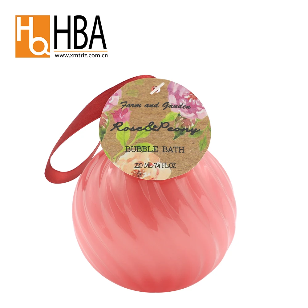 supplier wholesale rose fragrance foam bubble bath private label