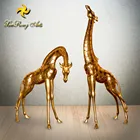 Hot sale resin giraffe statue, resin giraffe figurine for indoor decor