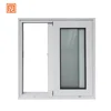 AS2047 glass bathtub window/aluminum double glass tempered glass sliding window with high quality