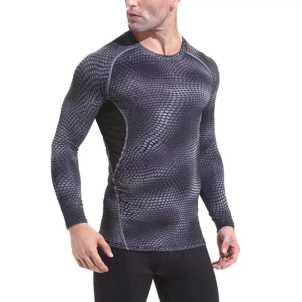 Custom Snake Print Sport Clothes Compression Long Sleeve T Shirt Men Sportswear Training & Jogging T-shirt Wholesale Clothes
Custom Snake Print Sport Clothes Compression Long Sleeve T Shirt Men Sportswear Training & Jogging T-shirt Wholesale Clothes