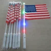 USA America cheering led flag stick for festival