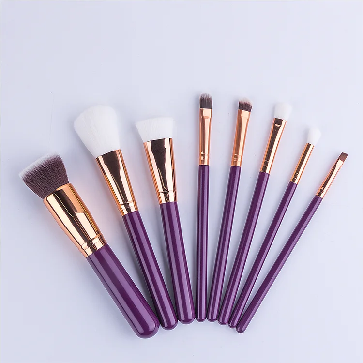 Hot Selling Synthetic Hair Purple Makeup Brushes 8pcs Private Label Brushes Makeup Brush Set
Hot Selling Synthetic Hair Purple Makeup Brushes 8pcs Private Label Brushes Makeup Brush Set