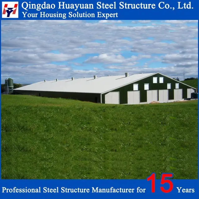 steel industrial commercial prefabricated broiler poultry farm