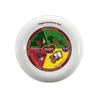 Beautiful butterfly print food contact safe kids use melamine dinner plate