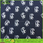 100% Polyester hot transfer printed water proof peach skin fabric with PU coated