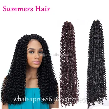 Water Wave Crochet Latch Hook Braids Hair 18 Freetress Crochet