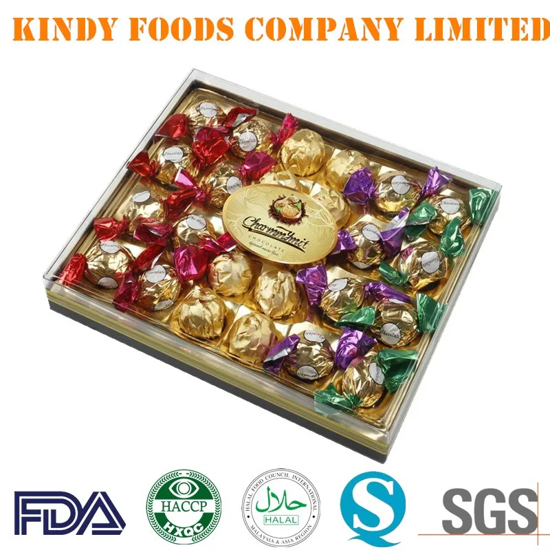 t26 charmmymit assorted golden chocolate wafer ball twisting