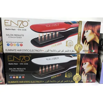 Enzo 2019 Hot Sale Best Private Label Hair Straightening Flat Iron