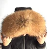 Women's Warm Collars Detachable Real Raccoon Collar Fox Fur Low Prices For Winter Coat