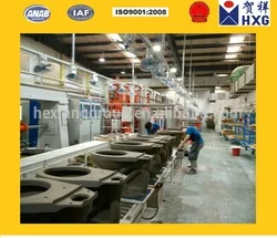 casting iron bench for ceramic