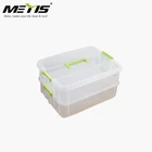 Easy Carry Organizer tool box Plastic Storage Box with handle design