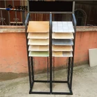 Factory sale metal stands tiling display for stone