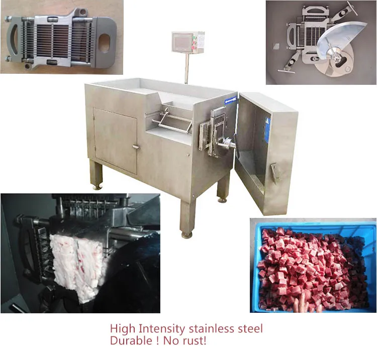 Super Performance Meat Dicer Commercial Frozen Meat Cutting Machine Cutter Customizable Size Fish Slicer Meat Slicing Machine manufacture