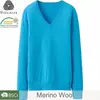 Women's Knitwear Long Sleeve Merino Wool Top Pullover Sweater Shirt