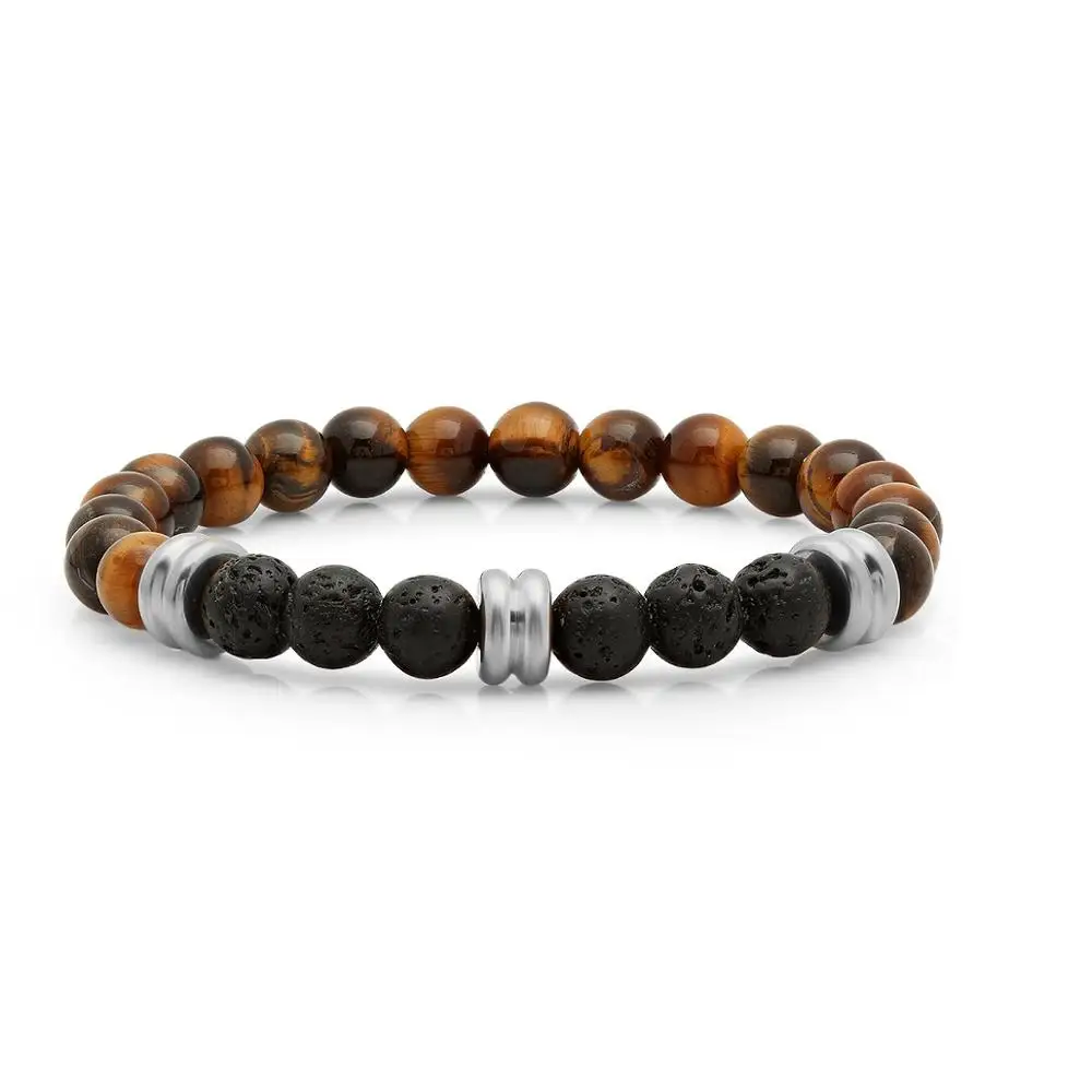 classical 316L stainless steel jewelry fashion 10MM tiger eye & black lava beads adjustable bracelets
classical 316L stainless steel jewelry fashion 10MM tiger eye & black lava beads adjustable bracelets