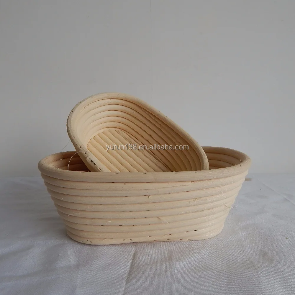 handmade durable rattan bread banneton proofing basket