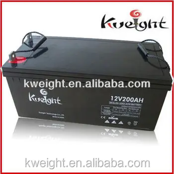 Maintenance Free Deep Cycle Agm Battery 12v 200ah Manufucturer - Buy ...