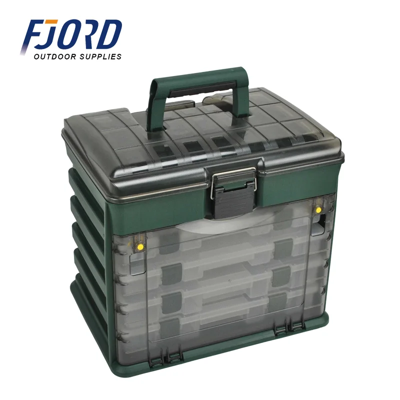 FJORD Multi-function Waterproof Food Grade Plastic Fishing Tackle Box Fishing Lure Box, As the picture
FJORD Multi-function Waterproof Food Grade Plastic Fishing Tackle Box Fishing Lure Box, As the picture