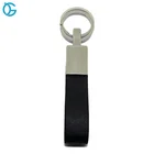 Personalised Double Ring Shiny Detachable Key Chain Ring
