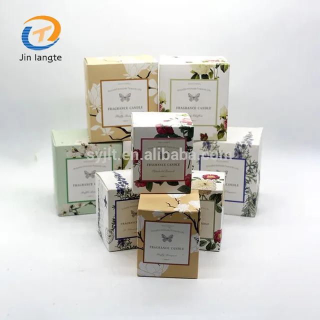 custom size and printing factory candle packaging craft gift box