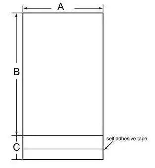 customized cellophane self adhesive opp bag definition opp plast