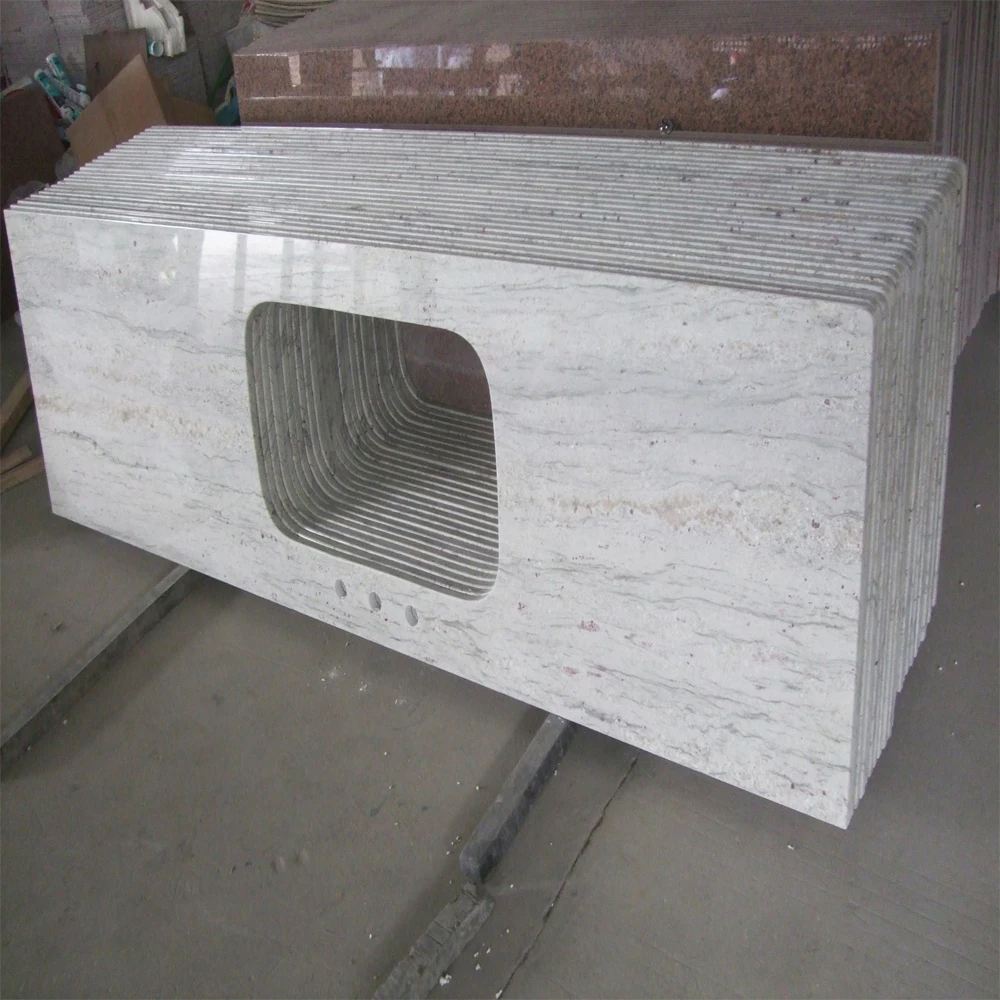 Newstar Commercial River White Granite Silk Stone Home Bar