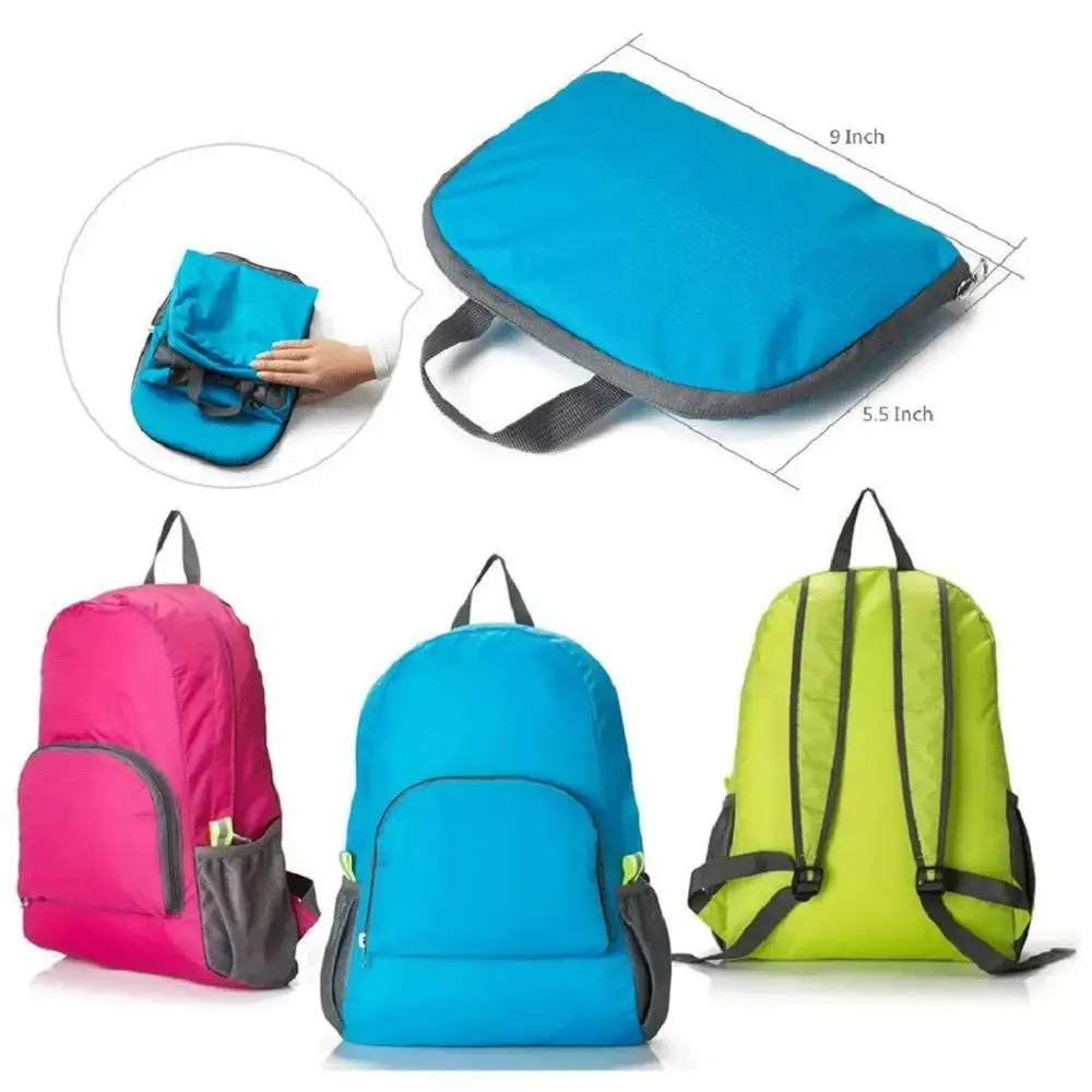 Ultra Lightweight Packable Water Resistant Travelling Backpack Foldable Camping Outdoor Back pack, Black, pink, green, blue, gray, orange
Ultra Lightweight Packable Water Resistant Travelling Backpack Foldable Camping Outdoor Back pack, Black, pink, green, blue, gray, orange