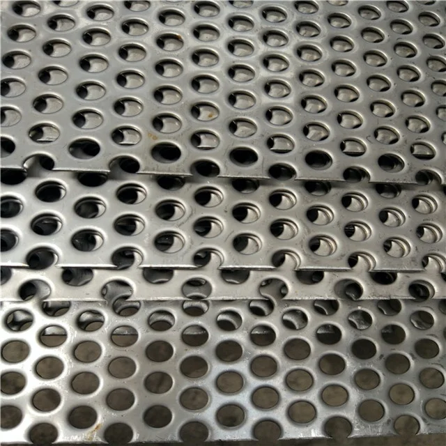 Powder Coated Aluminum Perforated Sheet Decorative Stamped