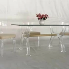 New Hot sale cheap sales acrylic dining table and chairs