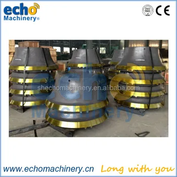 manganese steel CH430 cone crusher concave and mantle for quarry application
