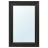 High-quality Large Varnish Wood Frame Wall Mirror For Hotel Bathroom