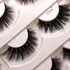 Free sample 100% real mink eyelashes wispy soft 3D mink lashes 25mm false eyelash extensions
