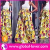 Made in China Women Summer Pleated Floral Maxi Skirts 2016 Ladies Long