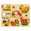 Topbright wooden farm animal jigsaw puzzle with sound toy