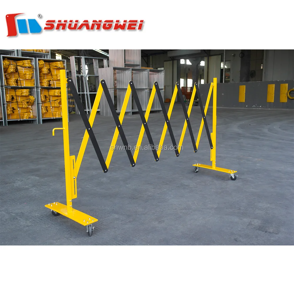 quality powder coated steel used crowd control barriers