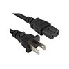 10 feet 18 awg 2-slot polarized power cord IEC320 C7 to nema 1-15p