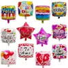 18 inch Spanish happy birthday Feliz Cumpleanos Customized Wholesale Helium Aluminum Foil Balloon