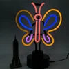 butterfly small neon signs neon tube lights for rooms neon sculpture lamp