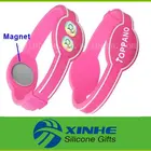 2013 Hot sale sport silicone power magnetic bracelets