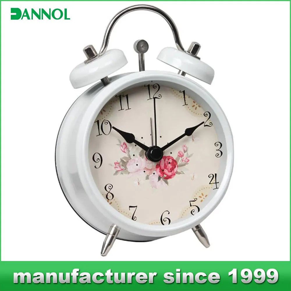 decorations/ metal alarm clocks timer/ home goods desk clock