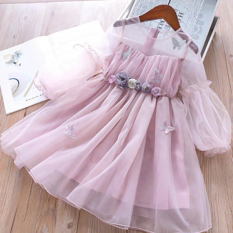 spring tulle party pink baby girls dresses long sleeve lace butterfly fancy dress kids clothes wholesale
spring tulle party pink baby girls dresses long sleeve lace butterfly fancy dress kids clothes wholesale