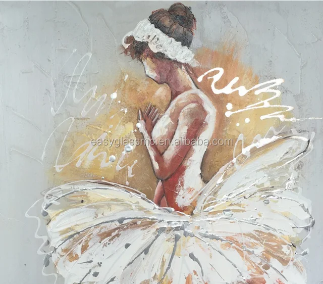 painting style,paintingeyeson 40x40cm handpainted wall art oil painting style on canvas