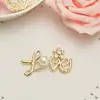 New popular letter brooch personalized diamond LOVE clothing ladies brooch wholesale