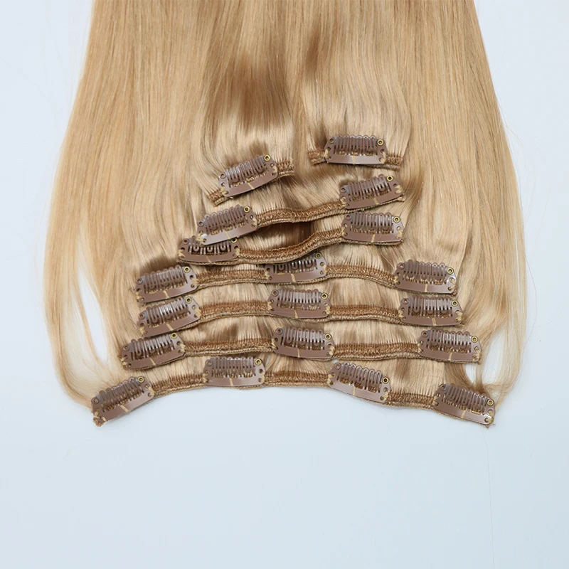 Top quality cheap 100% human hair double drawn clip in hair extensions, In stock color: 1,1b,2,4,6,8,18,27,613,60. other colors can customize
Top quality cheap 100% human hair double drawn clip in hair extensions, In stock color: 1,1b,2,4,6,8,18,27,613,60. other colors can customize