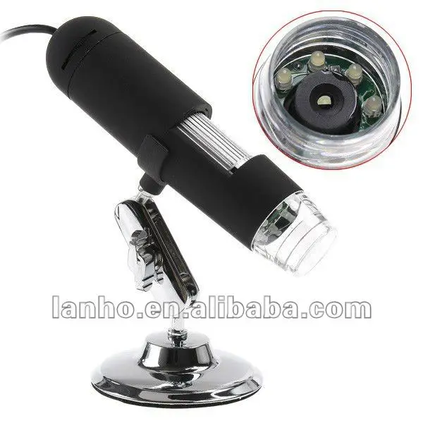1.3MP 400X USB Digital Microscope Endoscope Magnifier 8 LED Camera PC Computer