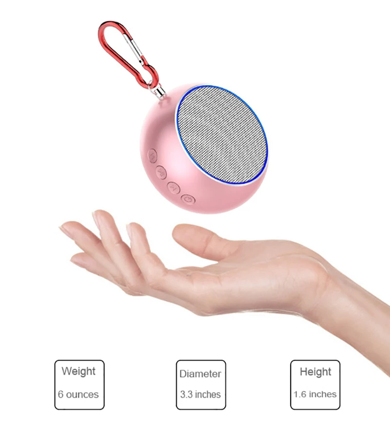 Durable Design Extra Bass Portable Bluetooth Waterproof Speaker for Outdoors Travel Pool Home Party - ANKUX.COM