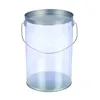 Wholesale Clear Handle Round PVC Candy Tin Box